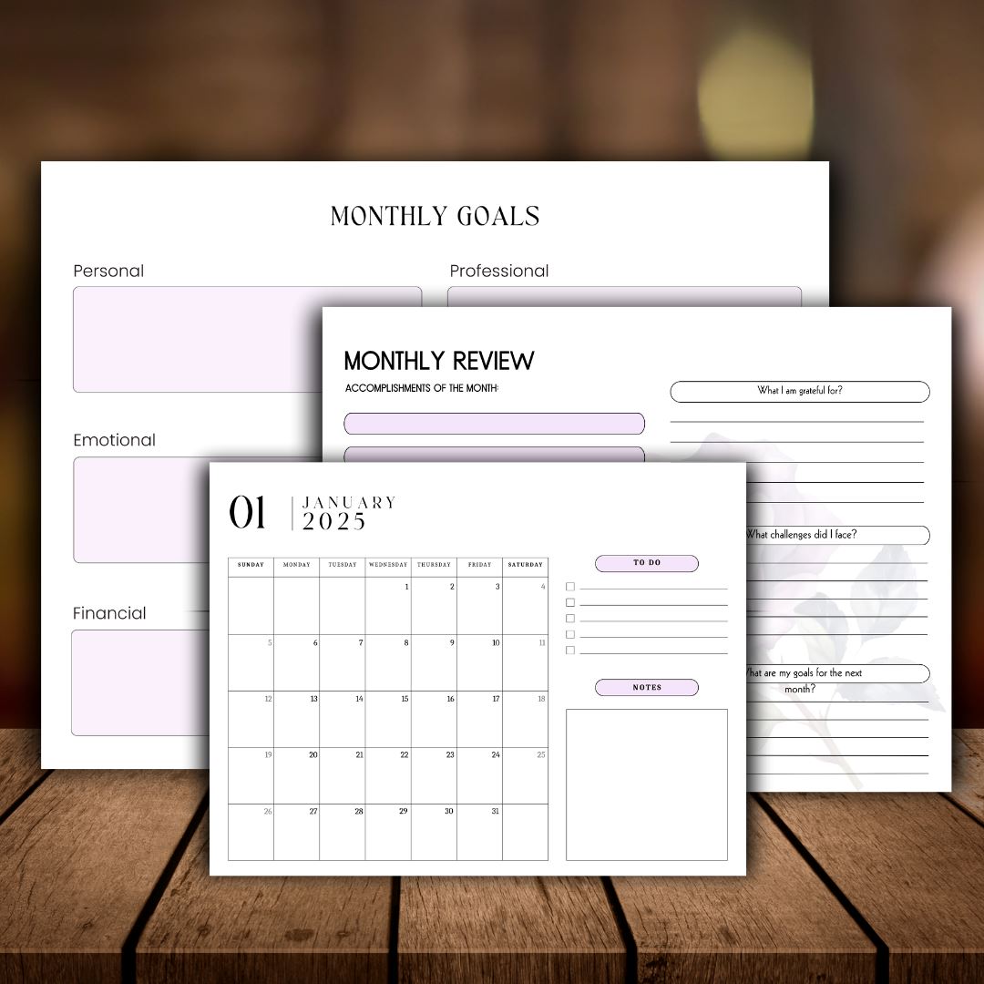 2025 Multi-Planner & Journal Planner Sistah Journal