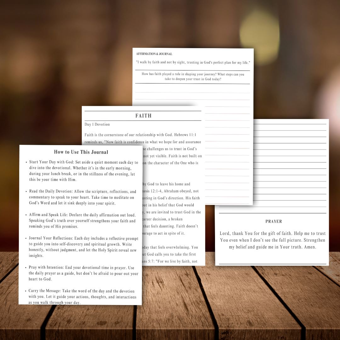 30 Day Devotional Journal Sistah Journal