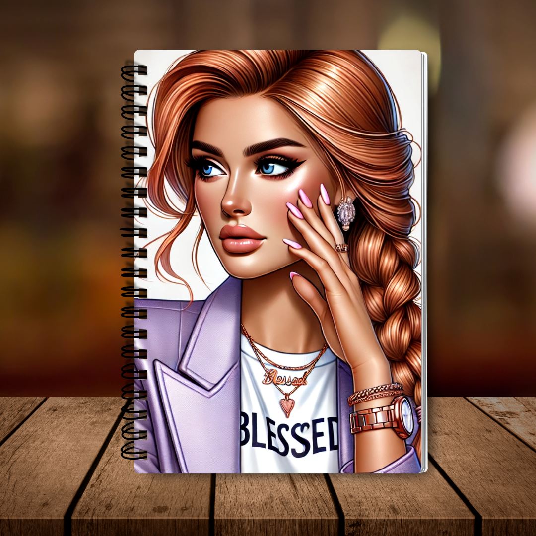 Blessed Sistah Journal Journal (6x8.5 in) Vanilla Babe