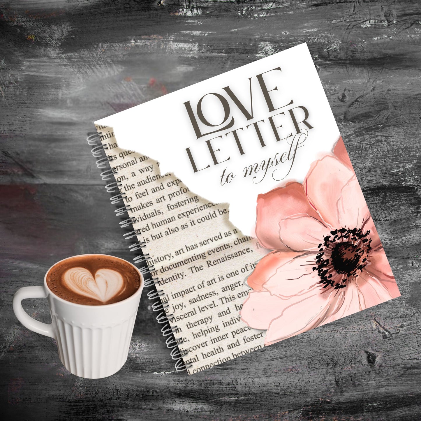 Love Letter to Myself Journal Sistah Journal Pink Flower