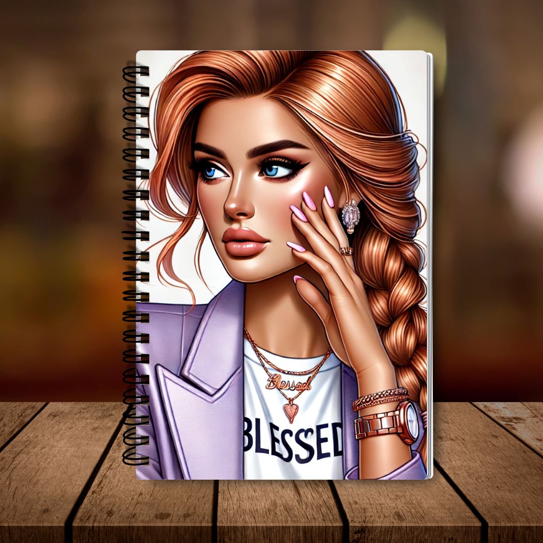 Blessed Sistah Journal Journal (6x8.5 in) Vanilla Babe 