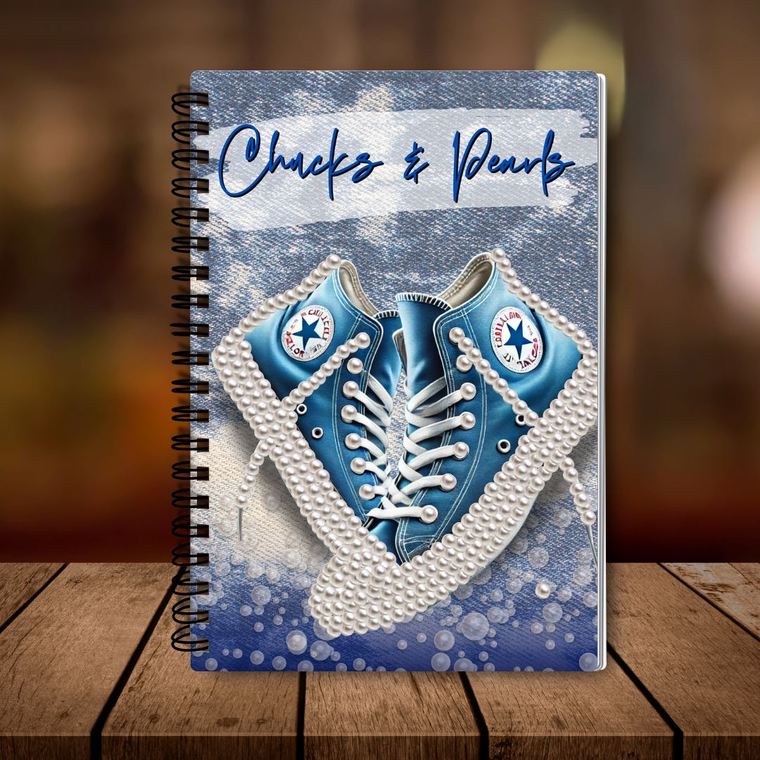 Chucks and Pearls Sistah Journal Blue CLASSIC 