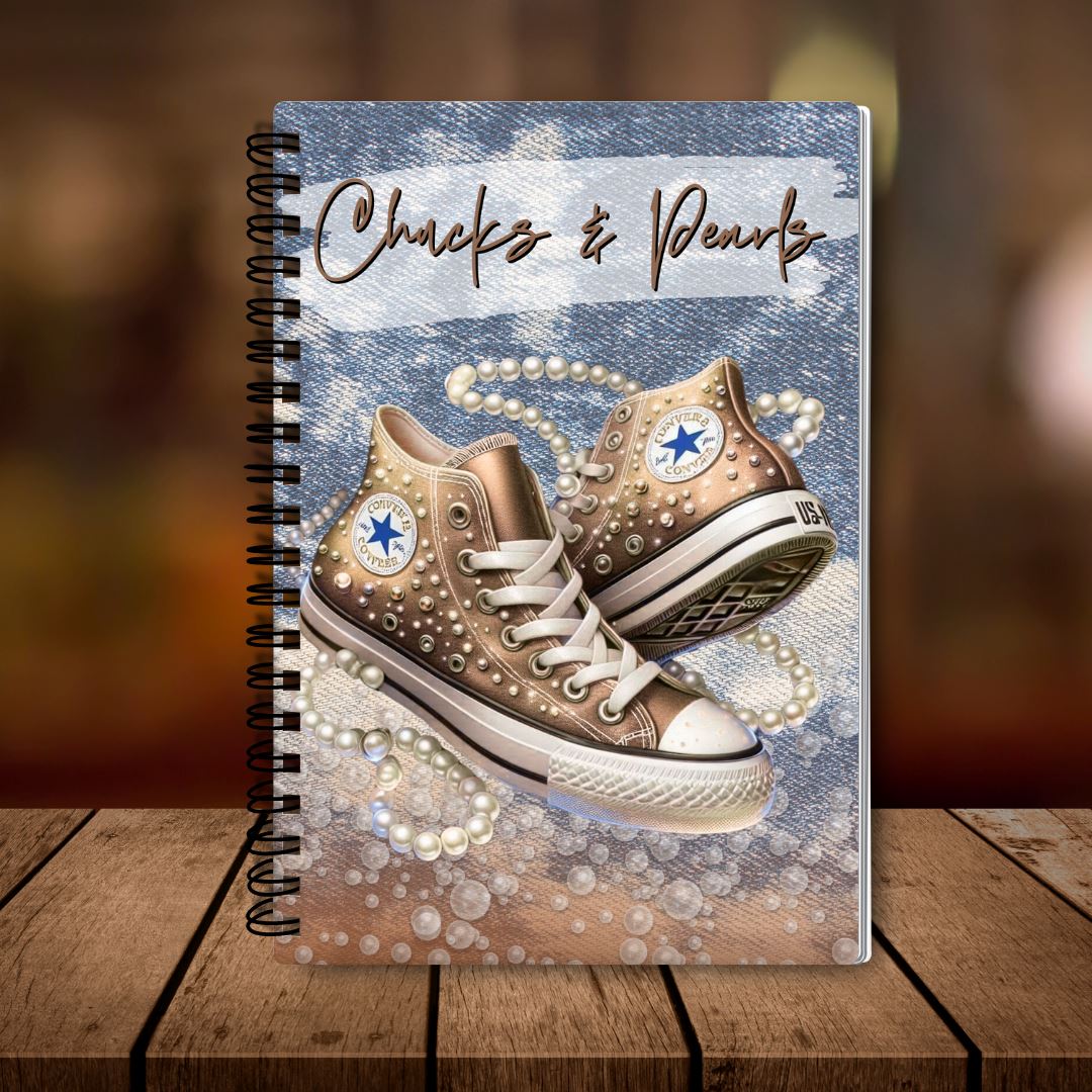 Chucks and Pearls Sistah Journal Brown CLASSIC 