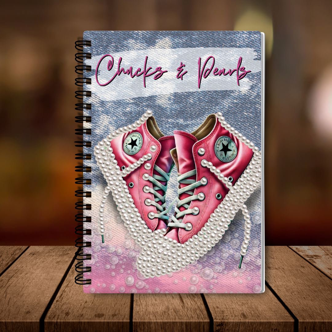 Chucks and Pearls Sistah Journal Pink CLASSIC 