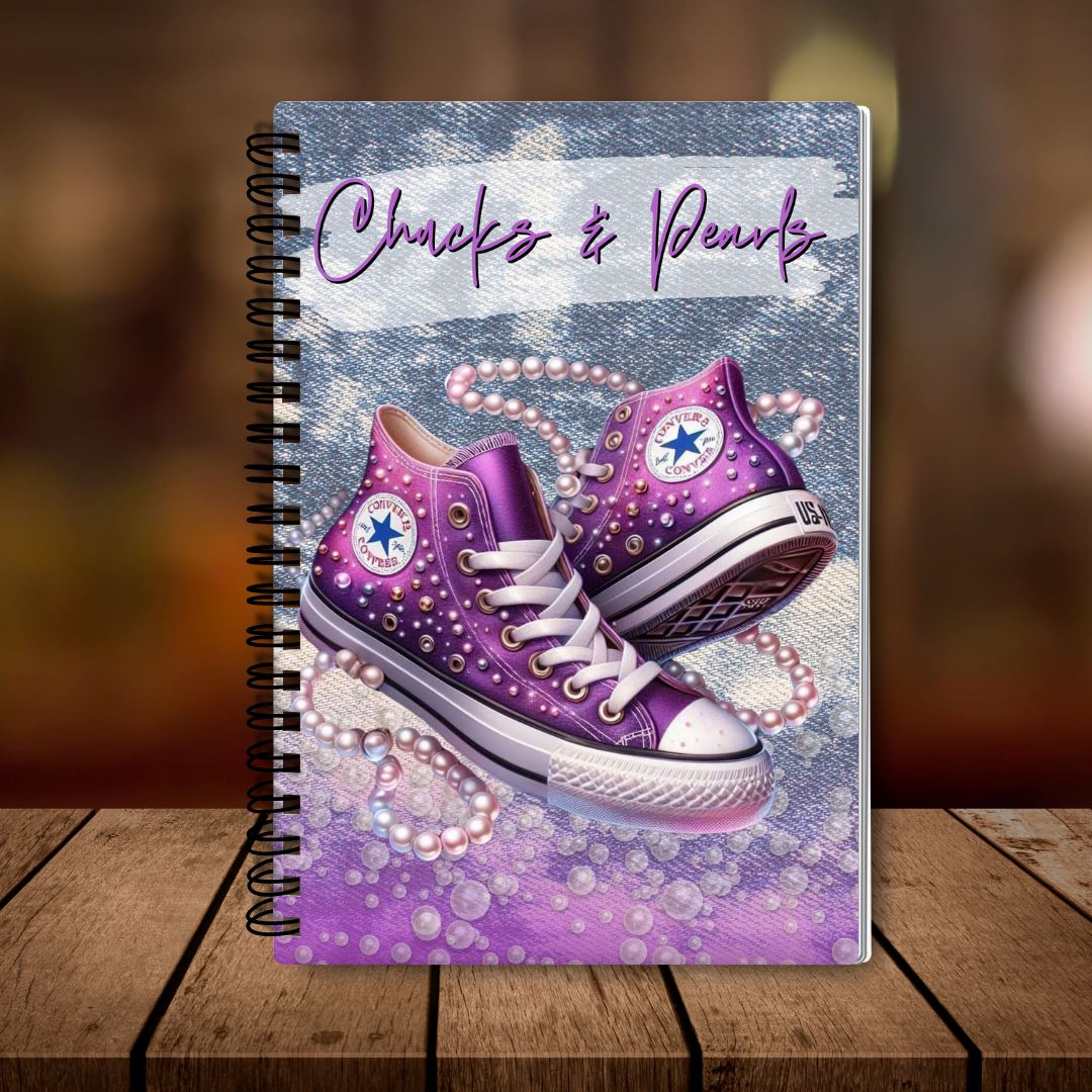 Chucks and Pearls Sistah Journal Purple CLASSIC 