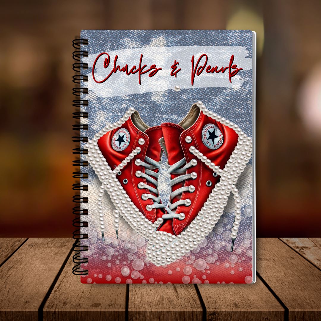 Chucks and Pearls Sistah Journal Red CLASSIC 