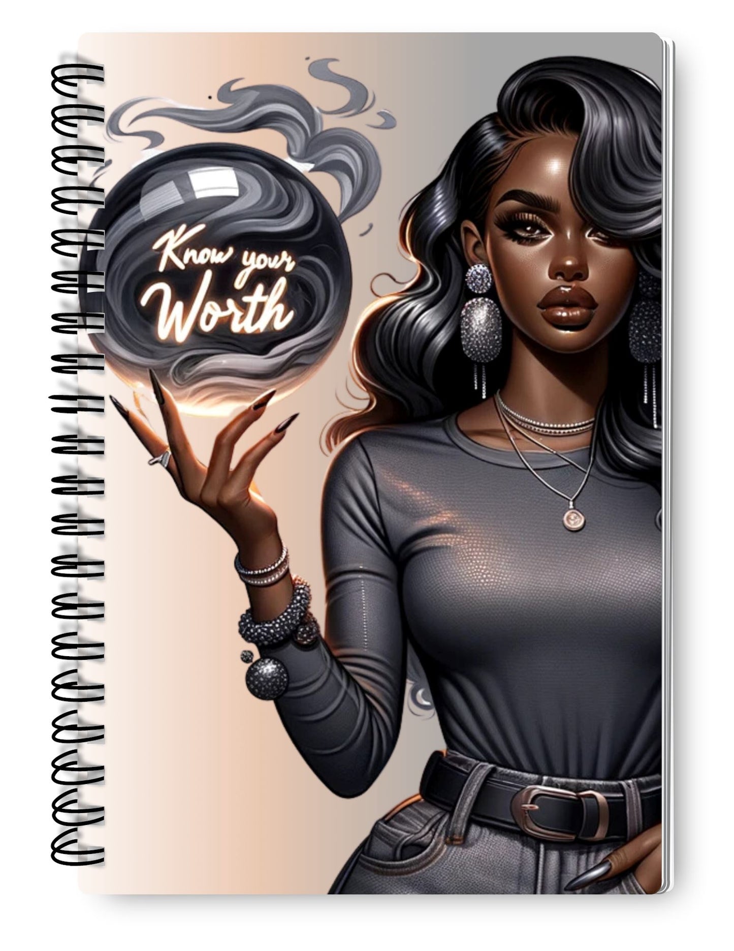 Know Your Worth Notebook Sistah Journal 