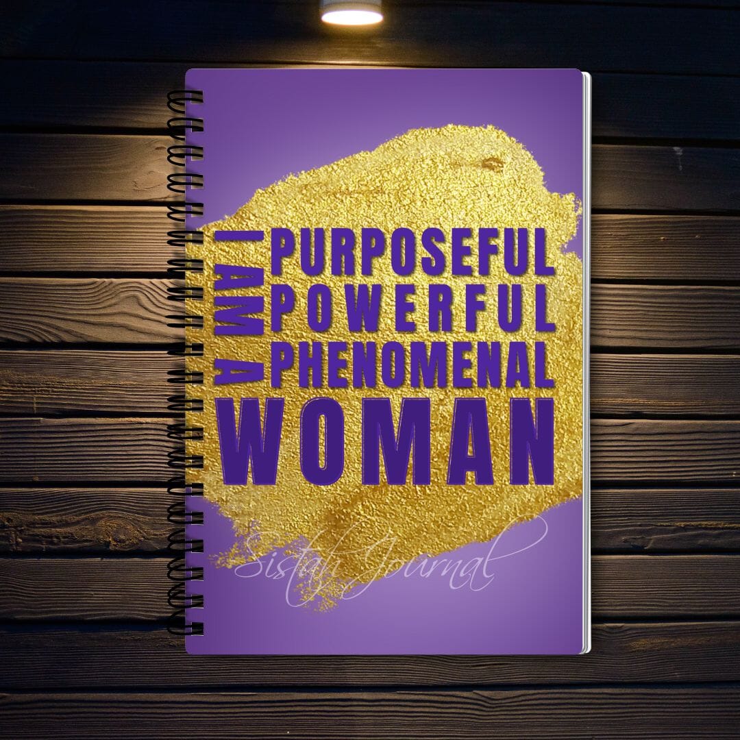 Phenomenal Woman Notebook Sistah Journal 