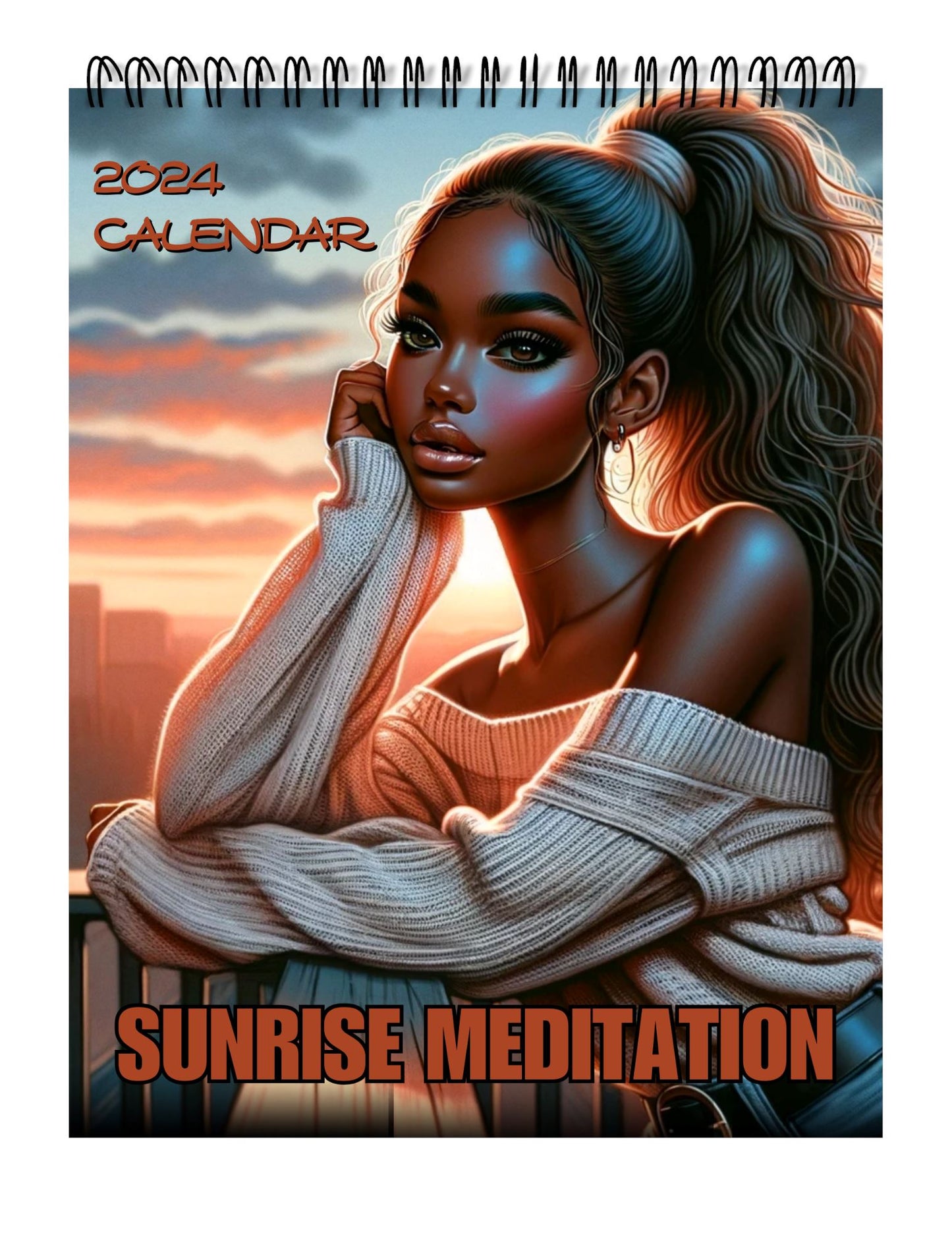 Sunrise Meditation 2024 Calendar Sistah Journal 