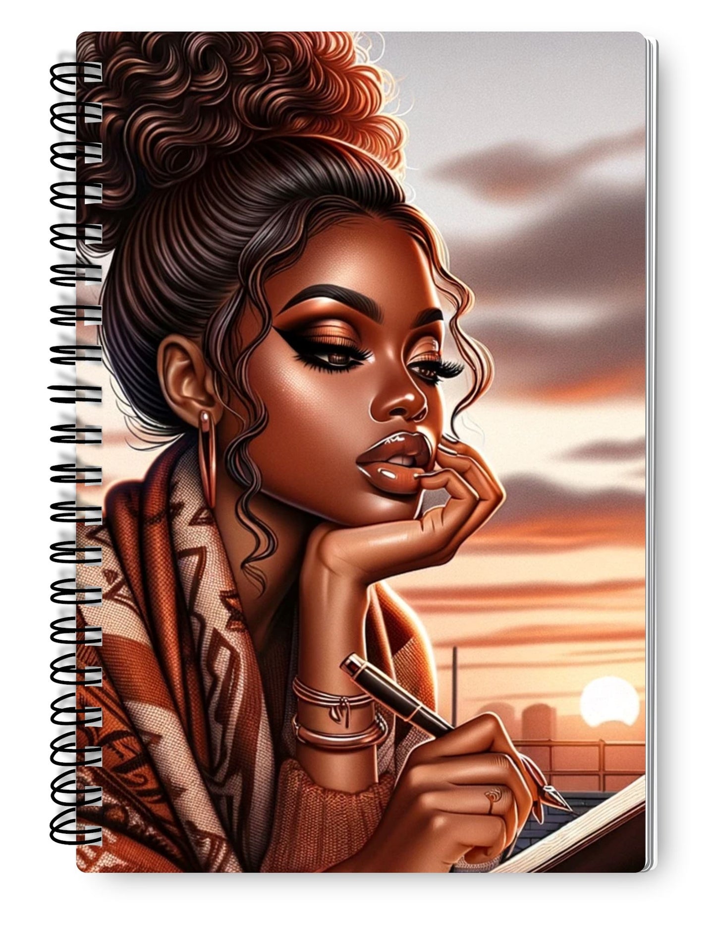 Sunset Dreams Notebook Sistah Journal 