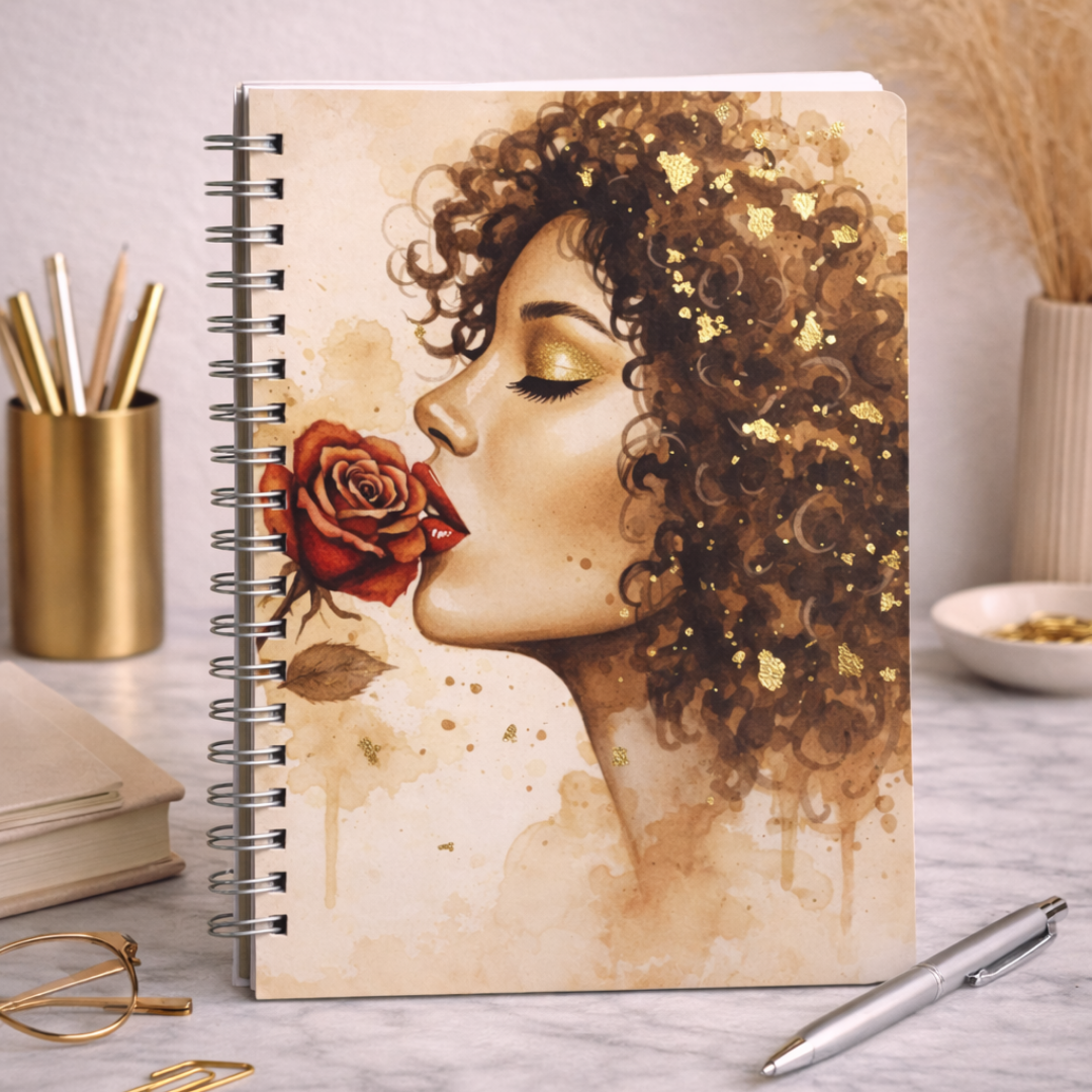 Mindfulness and presence journal designed for women